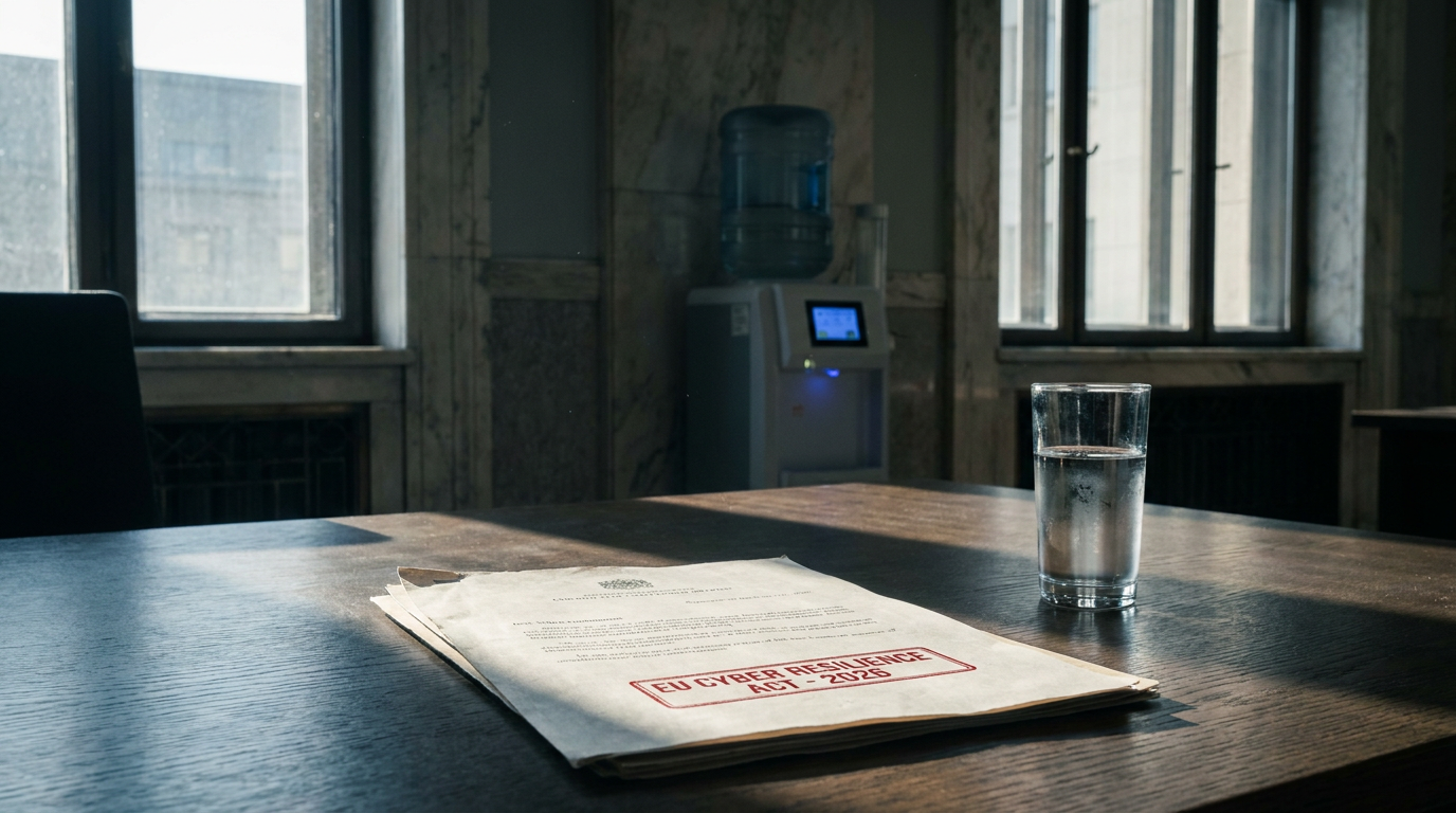Connected water coolers become regulated digital products on 11 September. Most POU operators have not noticed.