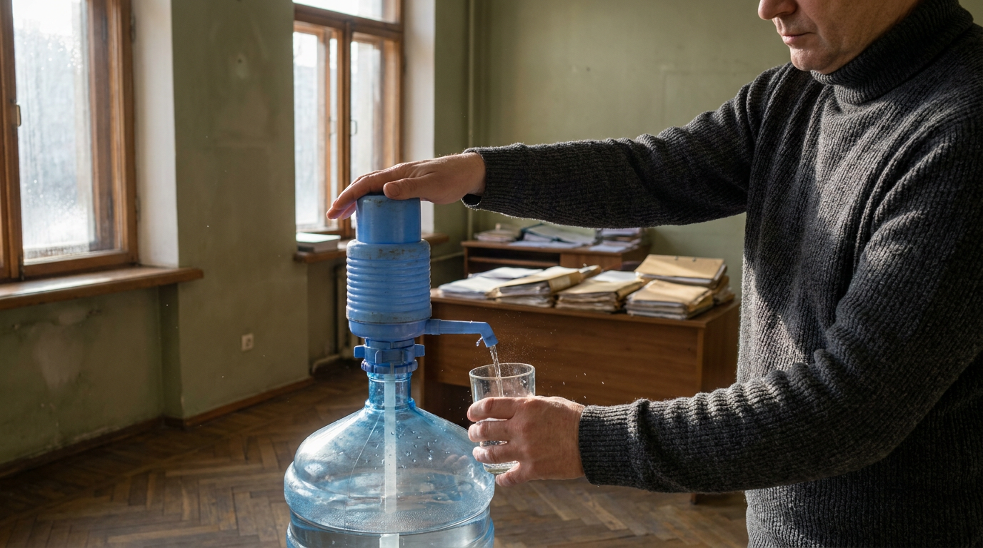 Hand pumps are outlasting water coolers in Eastern Europe. What that costs the water dispense rental model