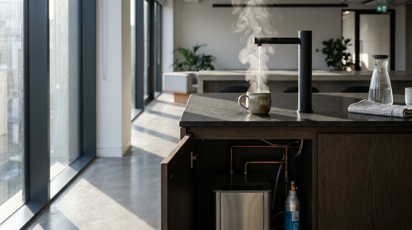 Instant tap sales grew 12% on a four-pence margin. The water cooler market is counting the wrong growth