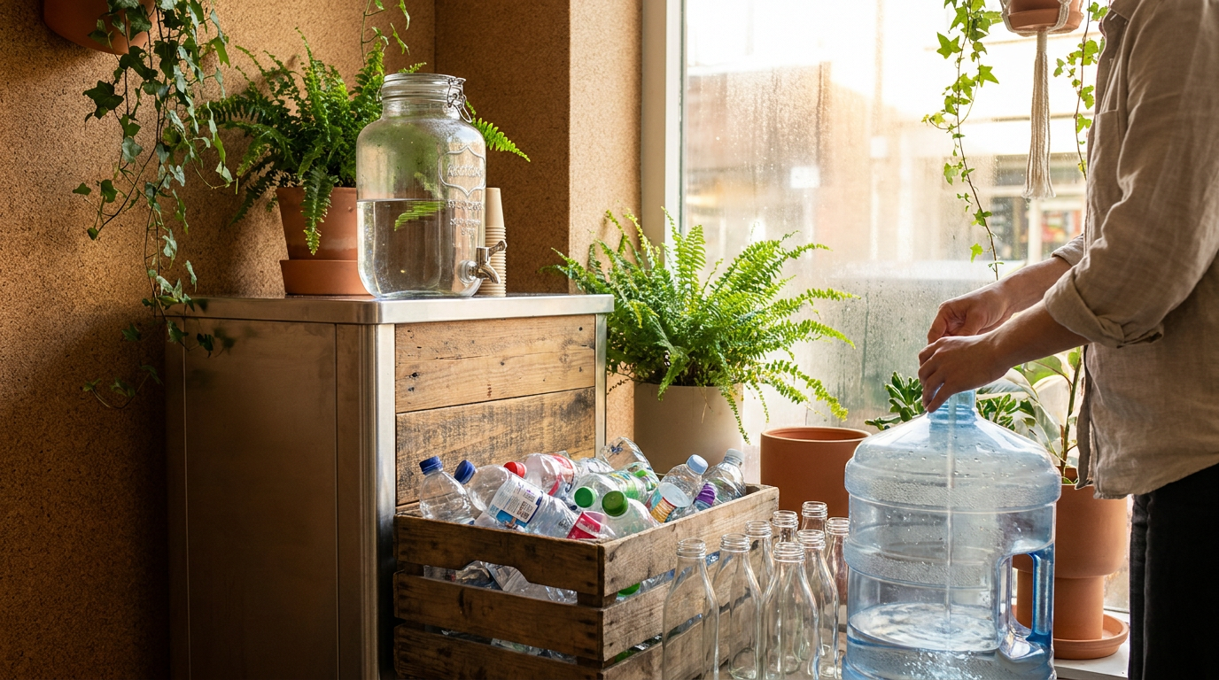 UK deposit return skips the 19-litre bottle. The water dispense win nobody has priced