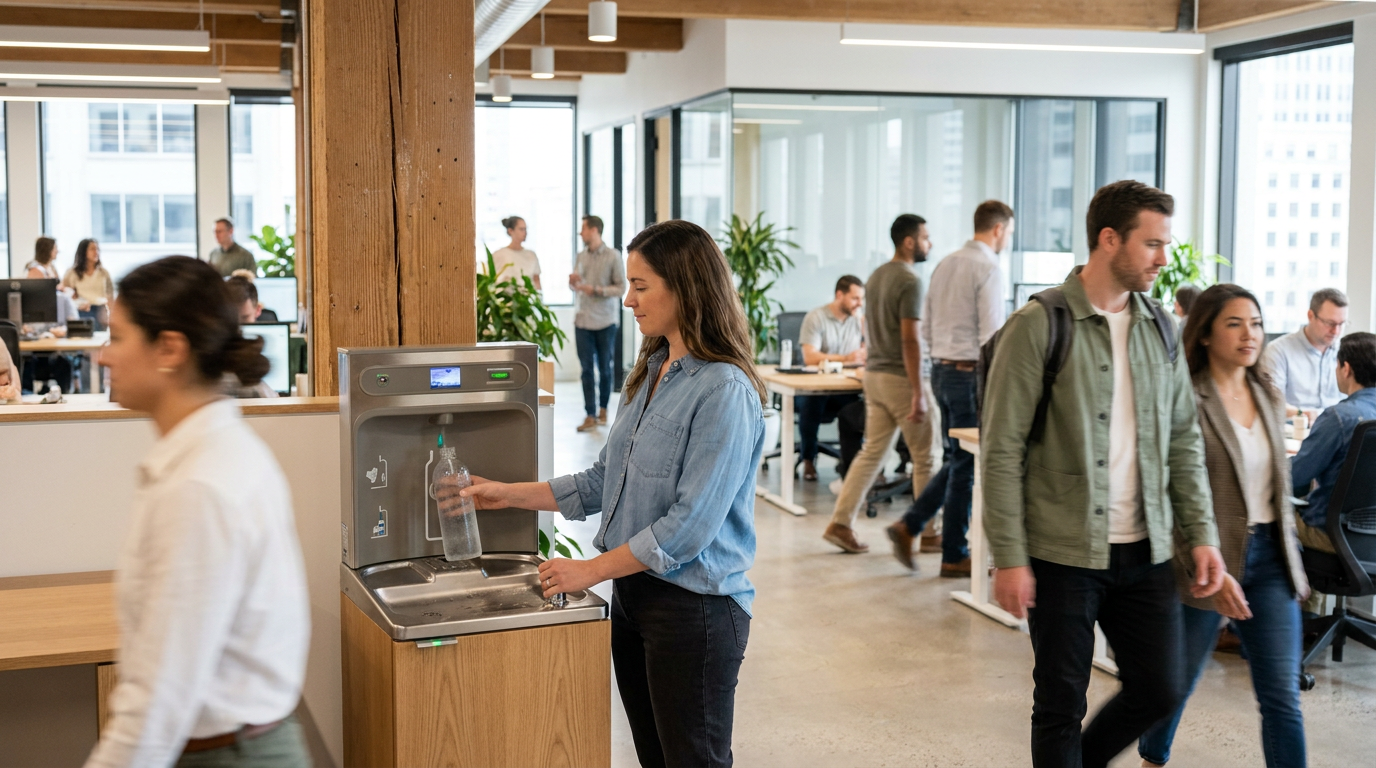 UK deposit fees start at zero. The water cooler market's real number has not moved