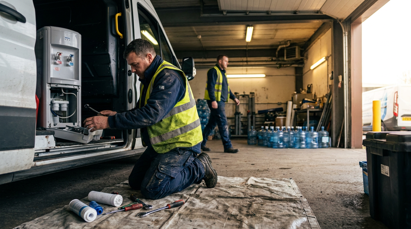 Water cooler market: the route beats the machine, and a big reshuffle just proved it